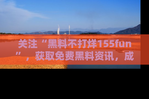 关注“黑料不打烊155fun”，获取免费黑料资讯，成为吃瓜达人不再难！