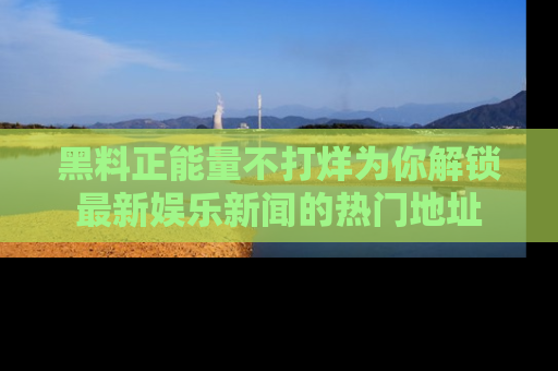 黑料正能量不打烊为你解锁最新娱乐新闻的热门地址