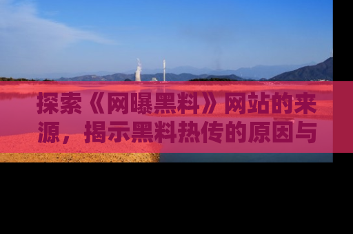 探索《网曝黑料》网站的来源，揭示黑料热传的原因与影响