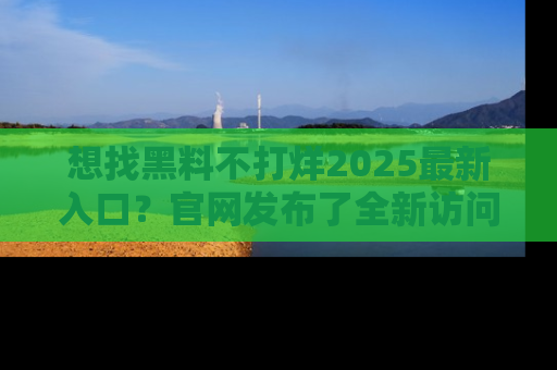 想找黑料不打烊2025最新入口？官网发布了全新访问指南！