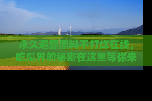 永久追踪黑料不打烊在线,吃瓜界的秘密在这里等你来发现!